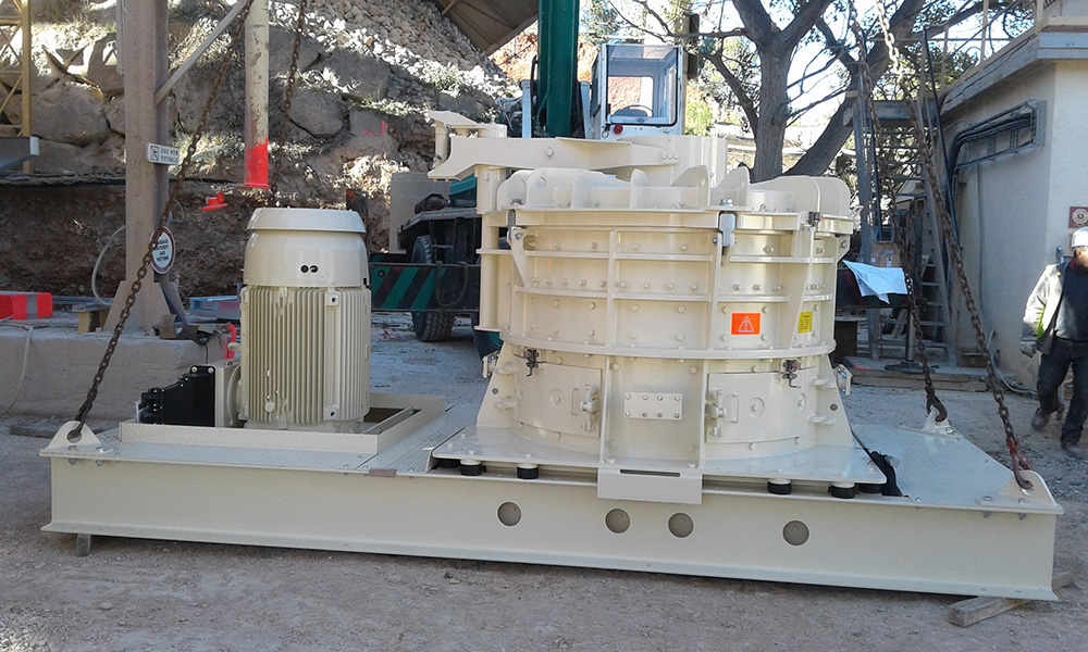 The quarry’s high-performance crusher helps get more valuable sand from limestone abrasive materials