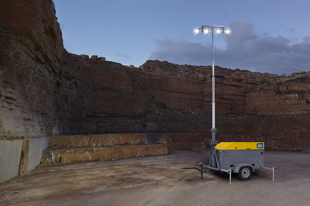 Atlas Copco’s latest HiLight S2+ solar light tower helps users cut CO2 emissions by up to six tonnes compared to traditional technologies