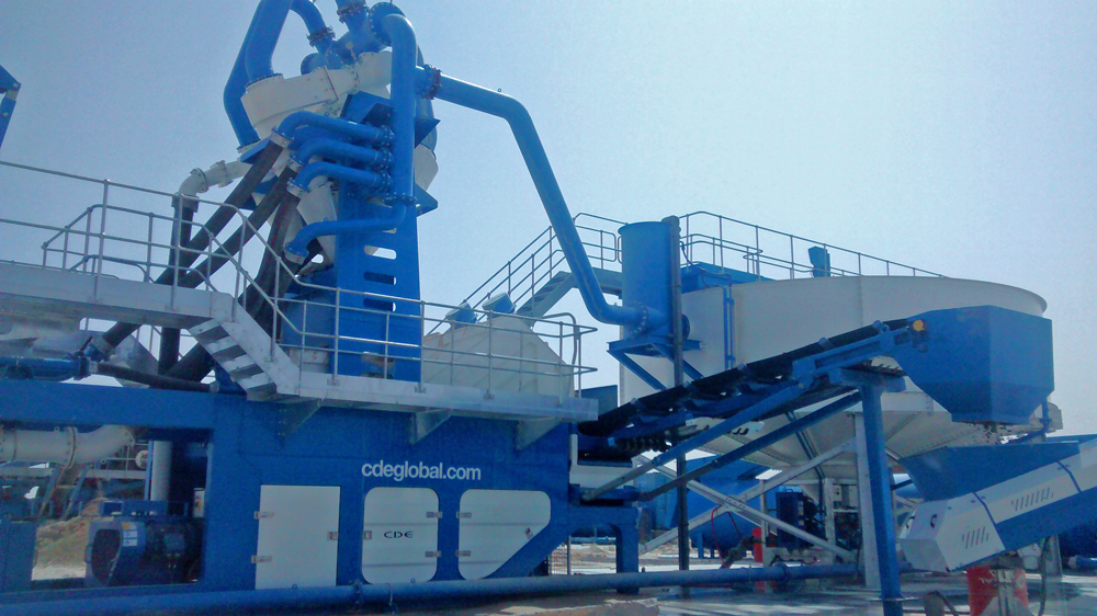 CDE'S M3500, ASCO's second modular washing plant installed in 2016