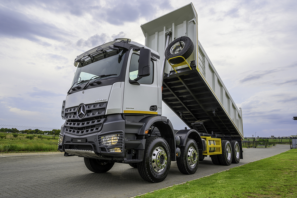 The Mercedes-Benz Arocs range is optimised for reliability, robustness and bodybuilder friendliness
