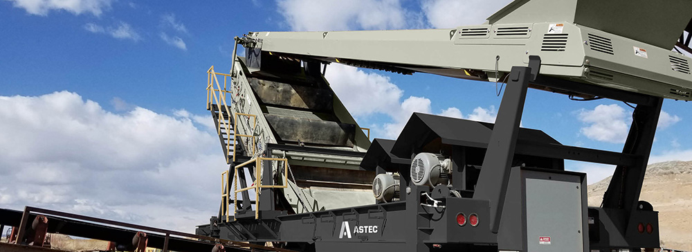Astec unveiled its new portable high-frequency screen plant at ConExpo