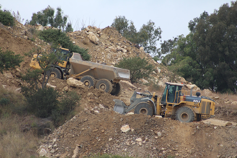 The team at Blurock has recently embarked on a massive clean-up operation around the quarry