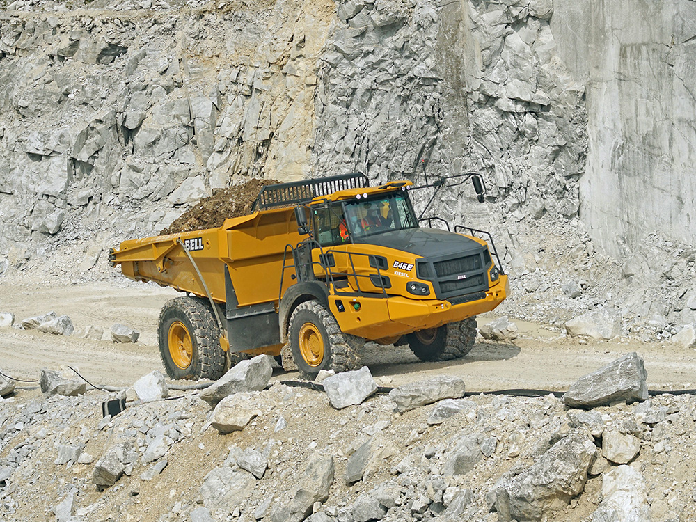 Bell’s new B45E 4x4 ADT is aimed at small to medium-sized quarries