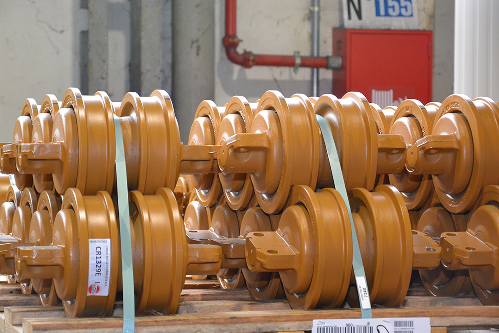 A new automated bushing manufacture and assembly line for track rollers has just been introduced