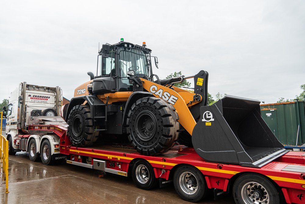 Blackpole Recycling has taken delivery of a modified new CASE 721G wheeled loader