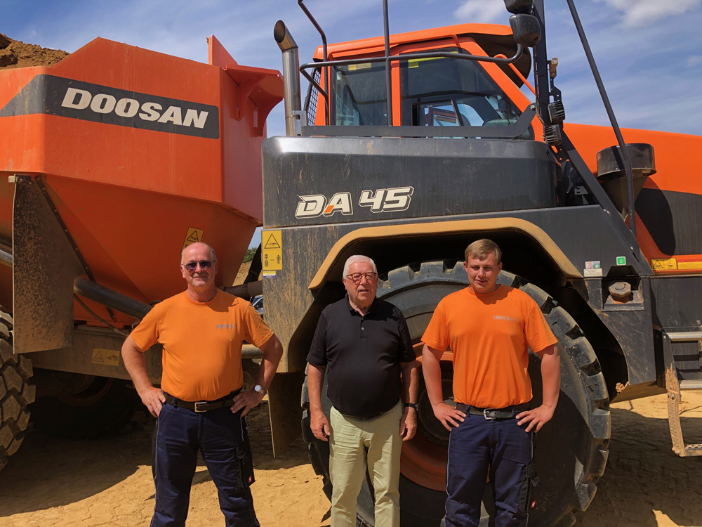 Creaton has equipped its new Doosan DA45-7 ADT with some special features, including wide Michelin 875/65 R29 XADN tyres