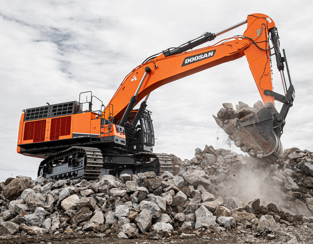 Doosan has launched the new DX800LC-7 Stage V-compliant 80-tonne crawler excavator