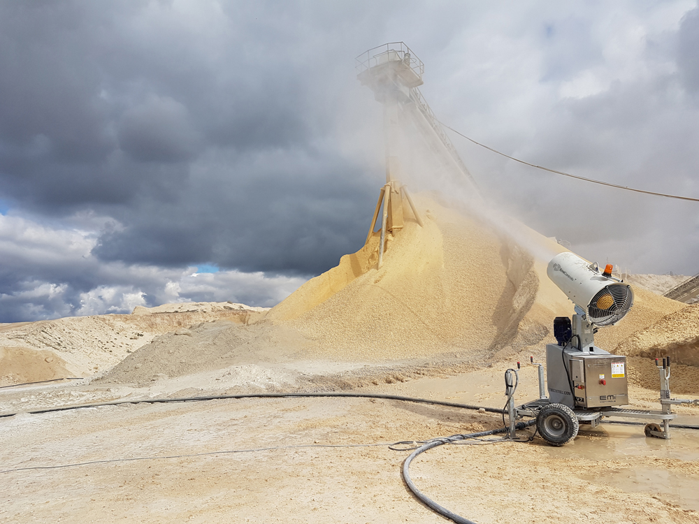 ‘Misting’ developments are now playing a major role in controlling dust in quarries