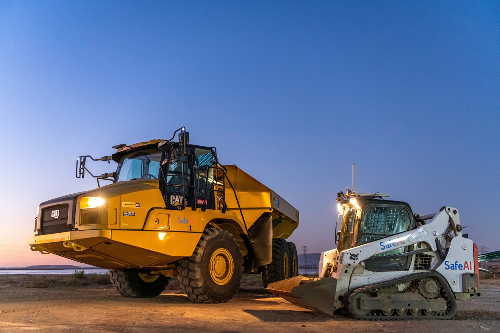 Goodyear is outfitting a Caterpillar 725 articulated dump truck with SafeAI autonomous software to monitor tyre health