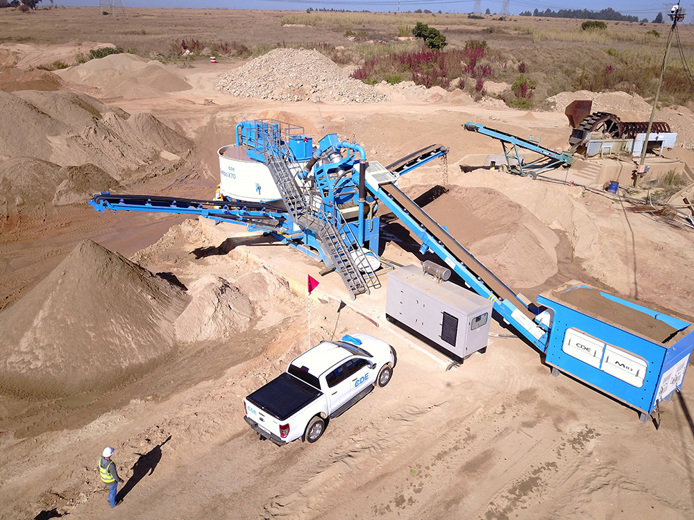 Switching from the bucket wheel system to the Combo has resulted in massive production gains for Ground Breakers. 
