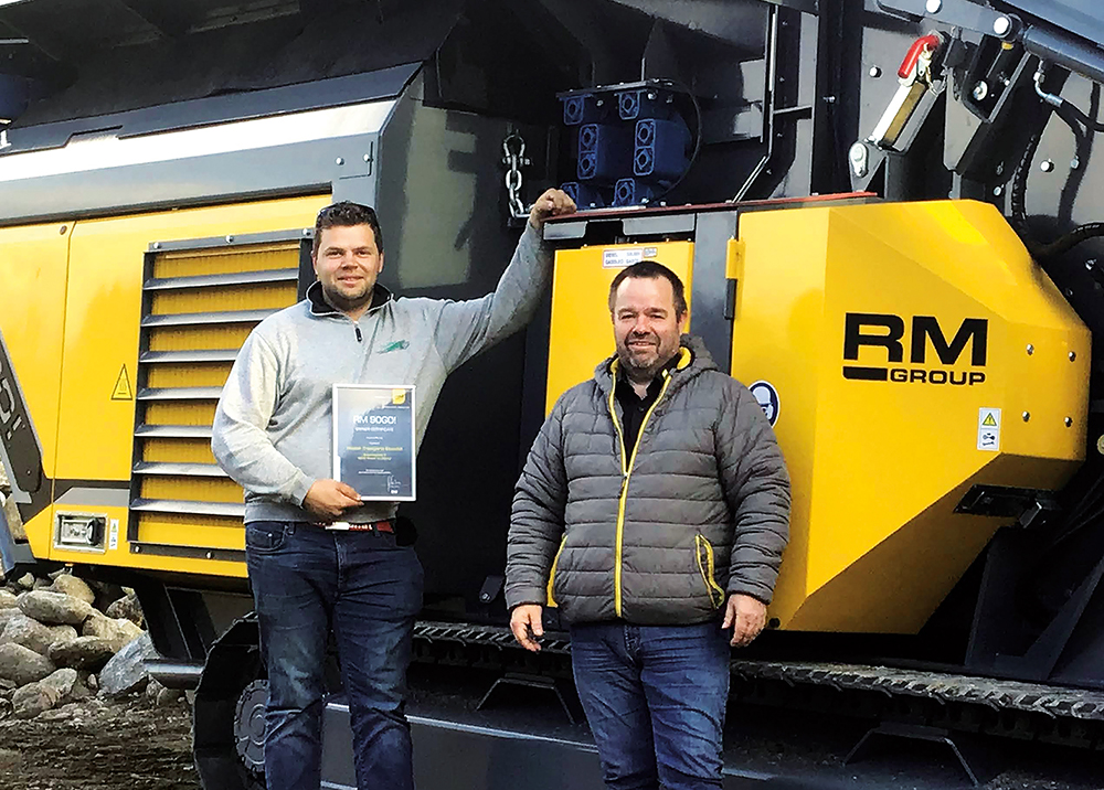 Hauser Transporte took delivery of its fourth Rubble Master crusher this year