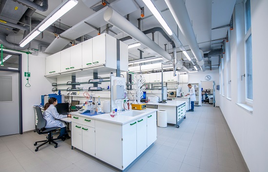 HeidelbergCement's Technology Centre laboratory