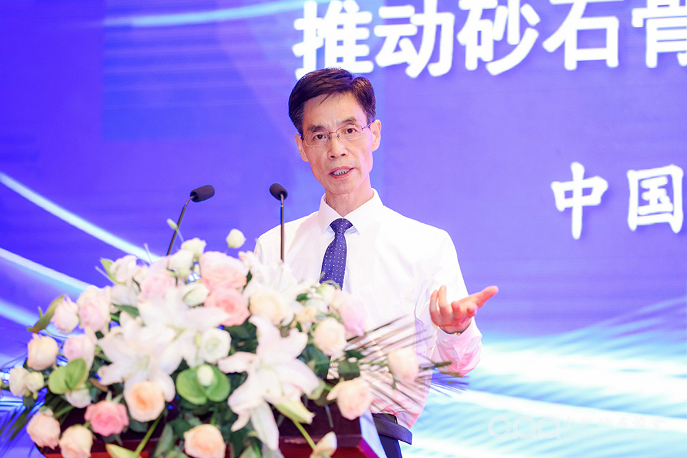 Hu Youyi, chairman of the Chinese aggregates association (CAA)