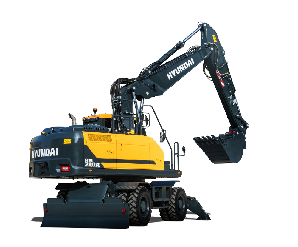 Hyundai has launched a new line of A-Series wheeled excavators