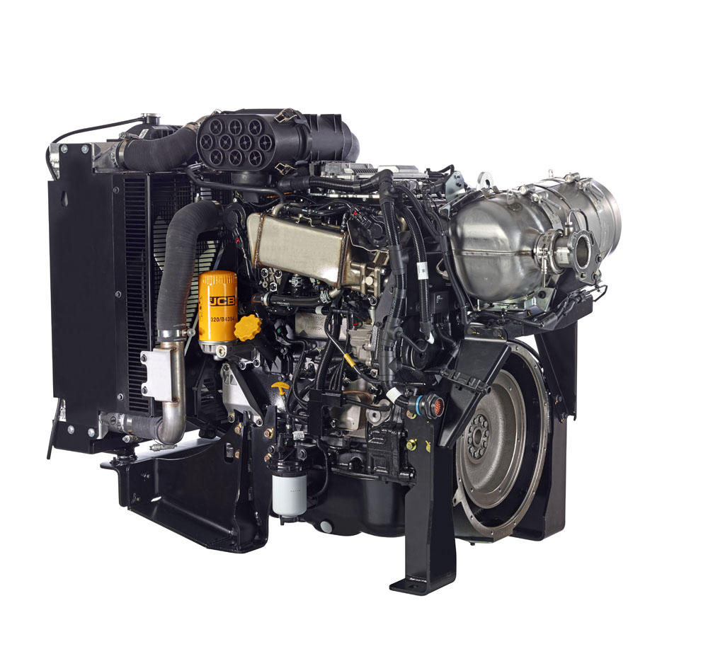 A JCB Stage V-compliant 430 DieselMax engine 