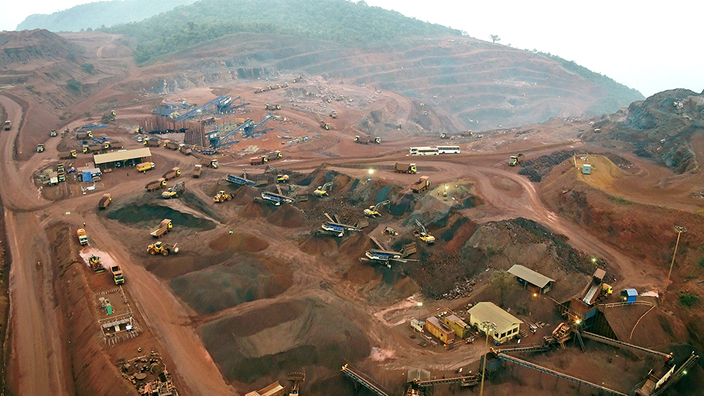 KCCL’s Keonjhar open-pit ore extraction operation 