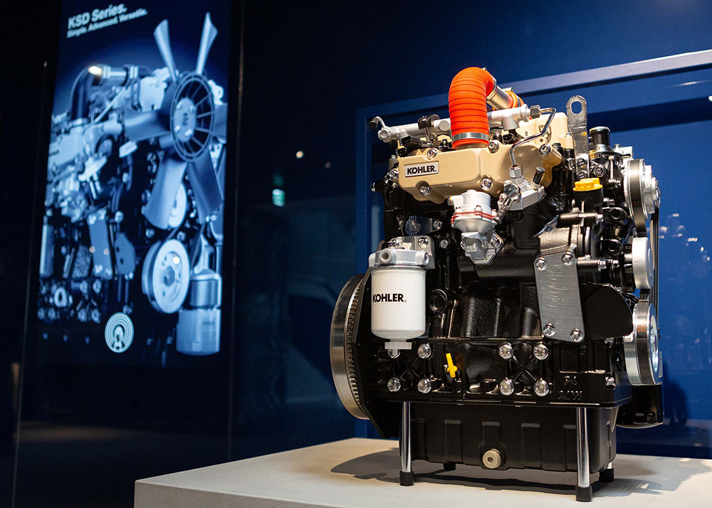 Kohler is offering a range of power options for the future, with its engines now able to run on HVO fuels