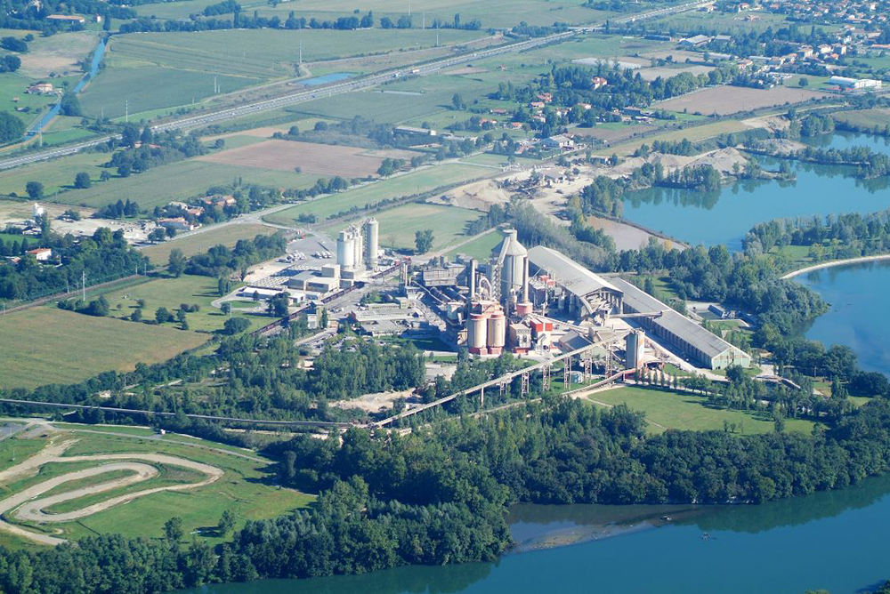 LafargeHolcim Martres-Tolosane cement plant in south-west France