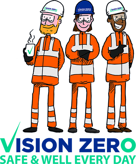 A poster advertising the MPA’s Vision Zero – Safe & Well Everyday campaign. Pic: MPA