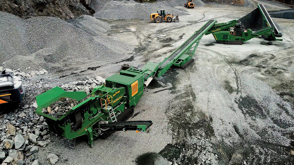 Metso Outotec acquired McCloskey International in late 2019. Pictured is McCloskey’s new J4 jaw crusher