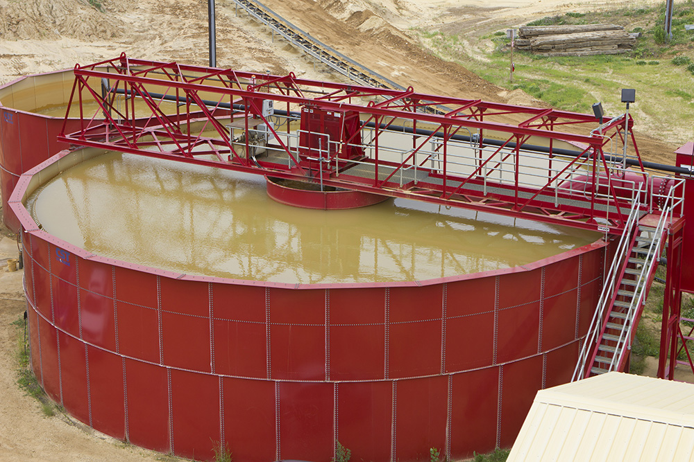 A McLanahan thickener tank