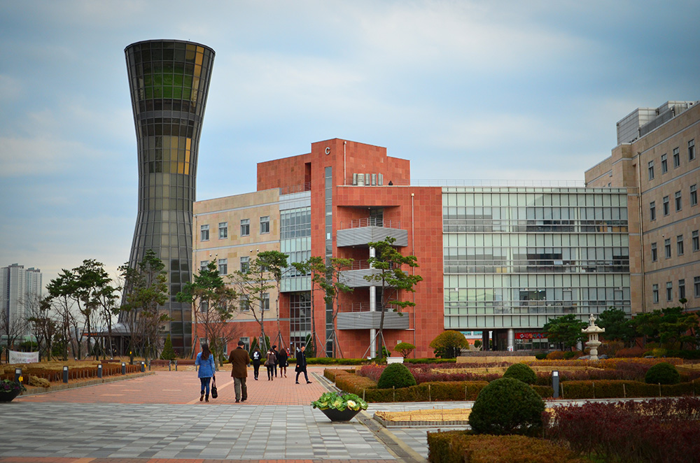 Incheon National University (pictured) is one of three South Korean universities whose engineering researchers have developed cement-based composites with conductive fillers that generate and store electricity by contact electrification