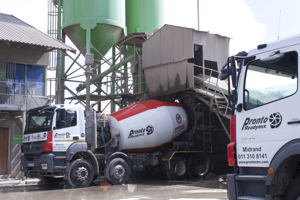 PPC owns Pronto readymix in Gauteng, South Africa 