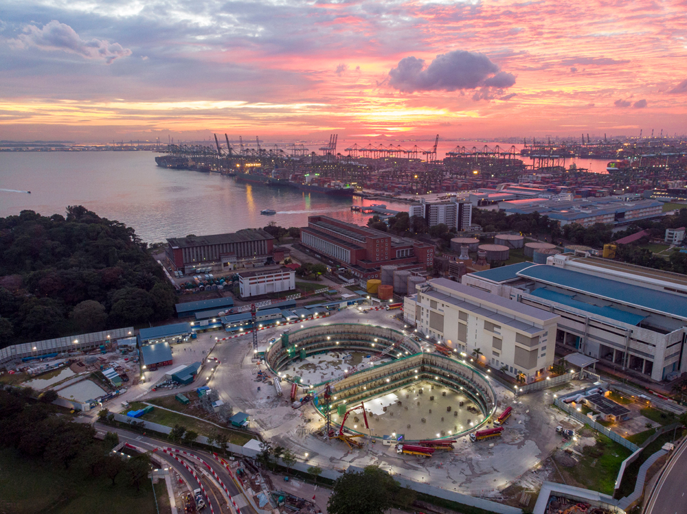 Pan-United supplied 37,258m3 of concrete in two continuous mass pours in Singapore