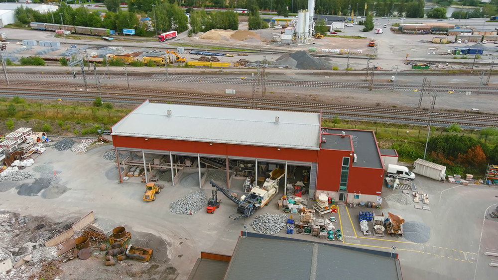 The plant-testing area at Metso Outotec Tampere