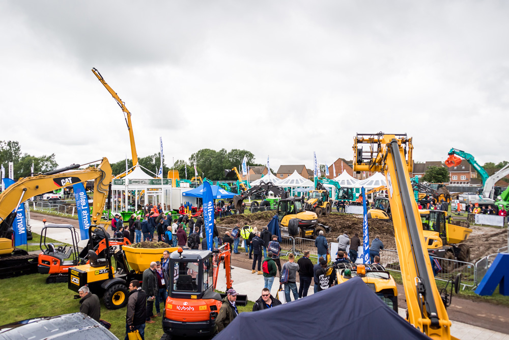 A busy demonstration area at the PlantWorx exhibition