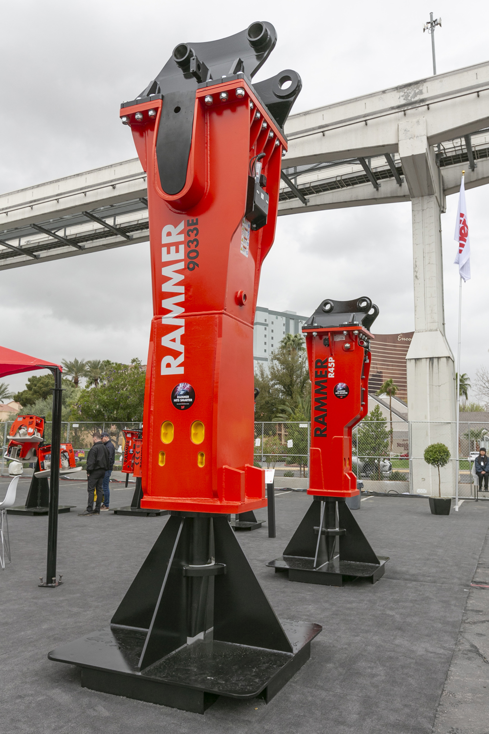 Rammer’s new 9033E hammer was showcased at the CONEXPO-CON/AGG 2020 exhibition 