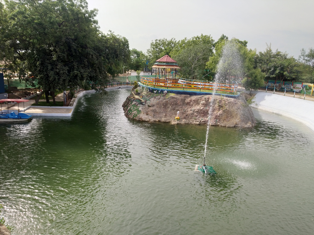 Dalmia has developed a green recreational space at its limestone amine in Dalmiapuram, Tamil Nadu