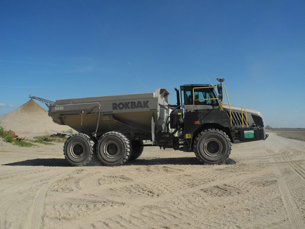Rokbak says it is seeing increased demand for its articulated haulers in Germany