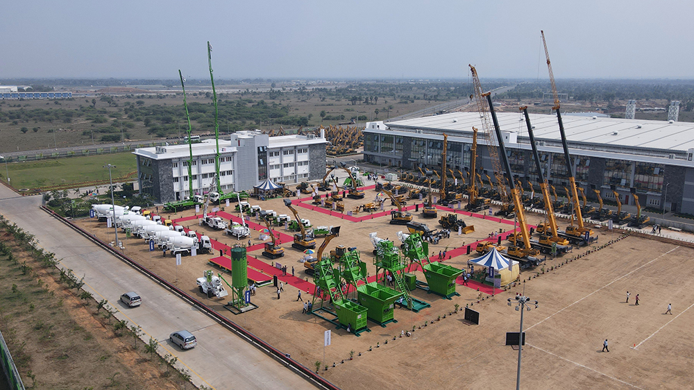 Newly commissioned Schwing Stetter (India) global manufacturing hub in Cheyyar, Tamil Nadu, South India