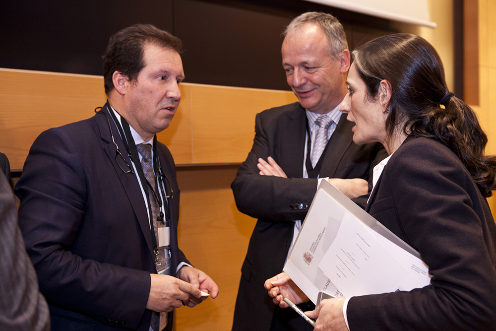 César Luaces Frades with María García, former Spanish Secretary of State for the Environment