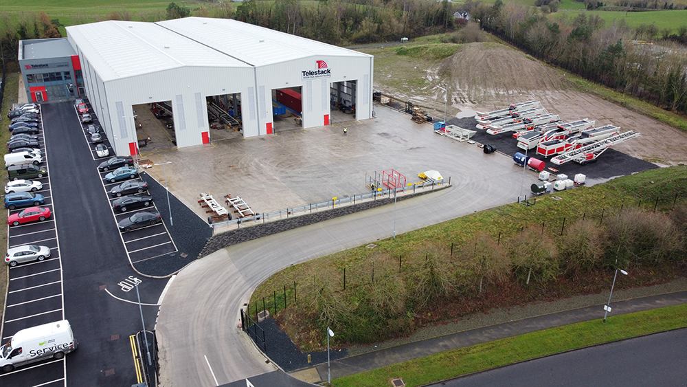 Telestack has expanded its manufacturing capacity by opening a new energy-efficient factory close to its current Omagh facility