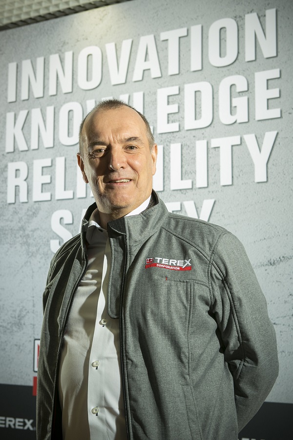 Kieran Hegarty, Terex Materials Processing president