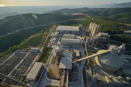 Titan Cement Group's Antea cement plant in Albania