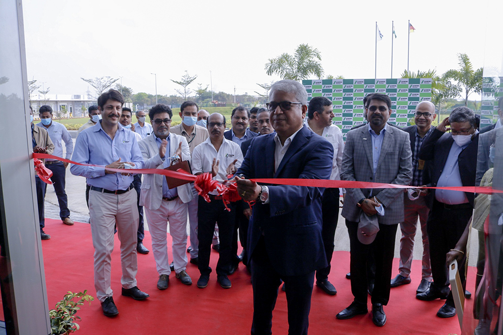 V.G. Sakthikumar at the inauguration of the new state-of-the-art Schwing Stetter (India) Cheyyar facility