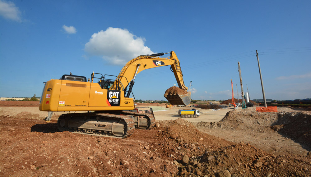 A CAT 336 F excavator working at one of Vezzola’s sites