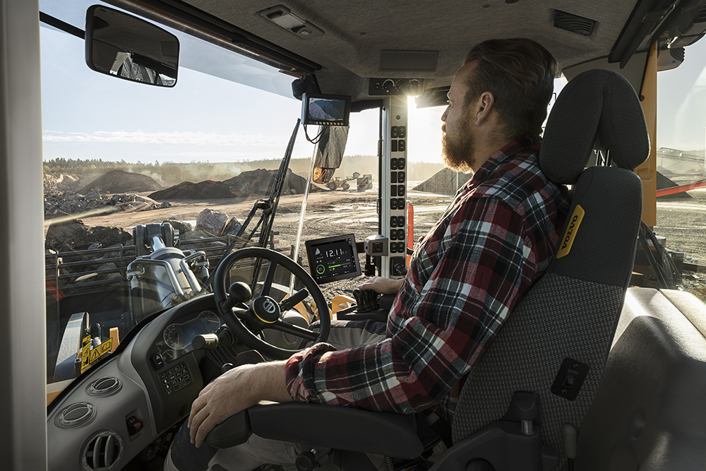 Volvo CE’s Co-Pilot in-cab monitor is now available on a broader range of machines, providing access to several Load Assist applications