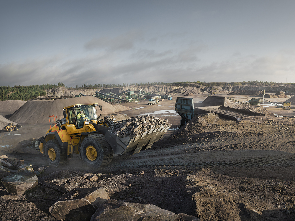 Volvo CE says its large wheeled loaders are in demand by German quarry operators