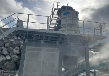QMS's latest highly productive customer-focused solution is the new B-Series modular cone crusher range. Pic: QMS