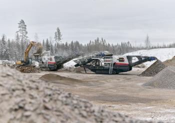 Lokotrack EC is a new diesel-electric range that complements the existing Lokotrack crusher offering. Image: Metso