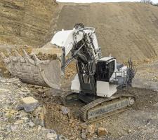 Liebherr R 9150 mining excavator