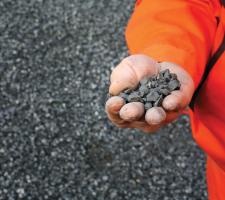 aggregate material produced by Sandvik 