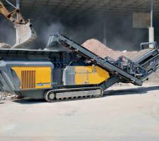 Rubble Master’s RM 120GO! mobile crusher 
