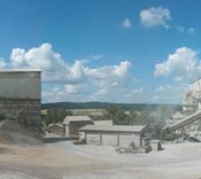 Working Nieder-Ofeiden quarry processing plant 