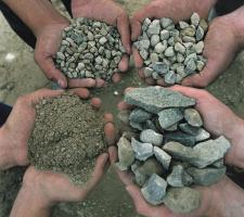 Handfulls of aggregates