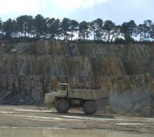 Around 1.7million tonnes of material is extracted at Maceira each year